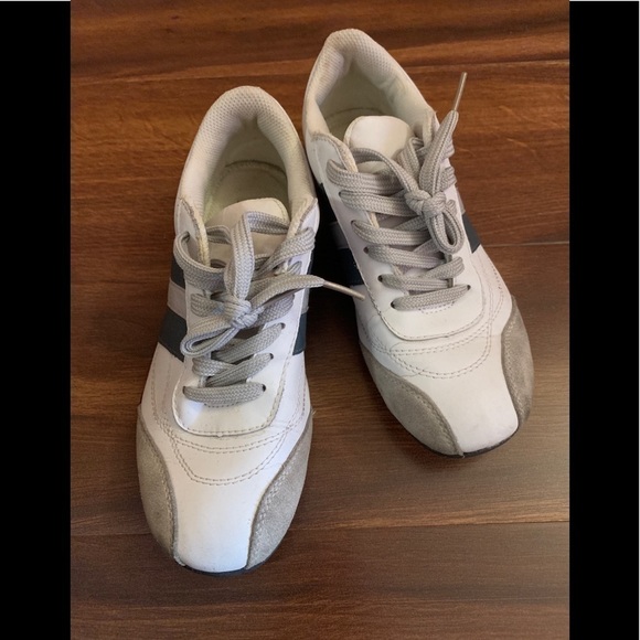STEVE MADDEN Samuel White Leather Upper Sneakers 4 - Picture 1 of 13